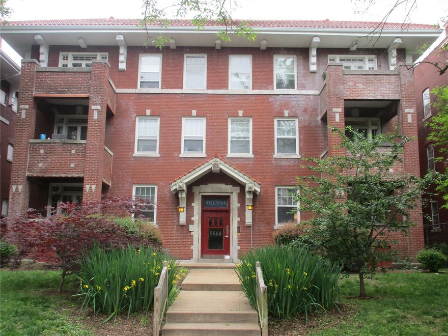 Rare find, a cash producing residential investment property in the heart of Debaliviere!  With a great pipeline of renters from neighboring Washington University (The student shuttle goes right down Waterman!) this is a consistently performing property.  Swanky new residential construction in the neighborhood keep rents strong with one highest rental rates in St. Louis! There are 3 - 3 bedroom units and 3- 2 bedroom units, and where 5568 Waterman excels is offering large and well defined spaces giving roommates privacy that is uncommon and sought after by especially grad students!  EACH UNIT HAS THEIR OWN WASHER AND DRYER which makes these apartments even more attractive to renters! Nestled in with beautiful condos, houses, dog walkers and students the location cannot be better!  Wash U and the central corridor keep growing making this a great opportunity for a long term consistent investment!