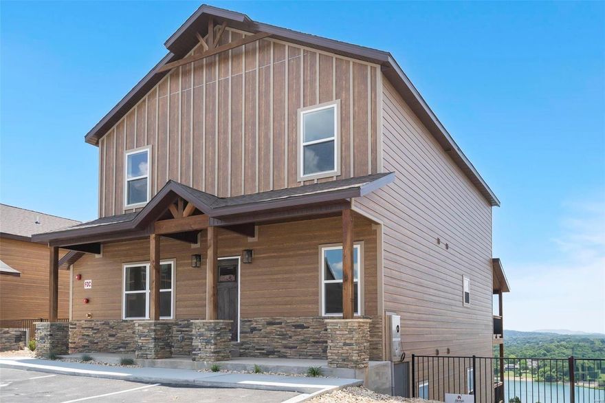 TABLE ROCK LAKE VIEWS FOR DAYS ON WILDERNESS MOUNTAIN! This 7BR/8BA home features nearly 4,000 square feet of fully furnished, luxury living space. You'll fall in love with this open floorplan that boasts a cathedral ceiling with lots of windows allowing you an amazing view of the lake. The sprawling upper deck is the perfect place to unwind as you enjoy the magnificent views of the lake. The lower covered patio allows for additional privacy for your guests. Perfect for nightly rentals, this masterfully built home is only minutes away from Silver Dollar City and all that Branson has to offer. Vacation adventures are close by, and visitors will love returning to this calm, relaxing vista high above the lake for a peaceful stay. Located just a few feet from the primary amenity core, featuring an indoor pool, outdoor pool and a lazy river. Call today to set up your private showing! Suitable for Bed/Brk