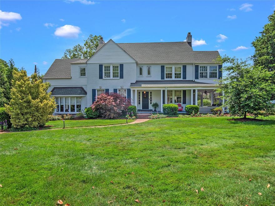 Space, upon space, upon space! This 5 bd, 4ba, home is great for everyday living as well as holiday and summer entertaining! White cabinet kitchen with breakfast bar is central to the large great room, dining room & huge bonus room with high ceiling, built-in cubbies & bookshelves! The great room has large picture windows that overlook the beautifully landscaped yard with patio. French doors in the living room open to a lovely screened porch that has a gorgeous view of the lush landscaped front yard.  There is a sitting room in the primary suite & bath for relaxing. Second floor is completed with 3 additional spacious bedrooms and full hall bath, accessed by front or back staircase. If that's not enough, there are 2 laundry areas & the LL was recently updated to include a bedroom, full bath, workout space & rec room...with ample storage still available! Plenty of space for a pool in the backyard, if desired. Great location centrally located. Reed Elem. Make this your new home!