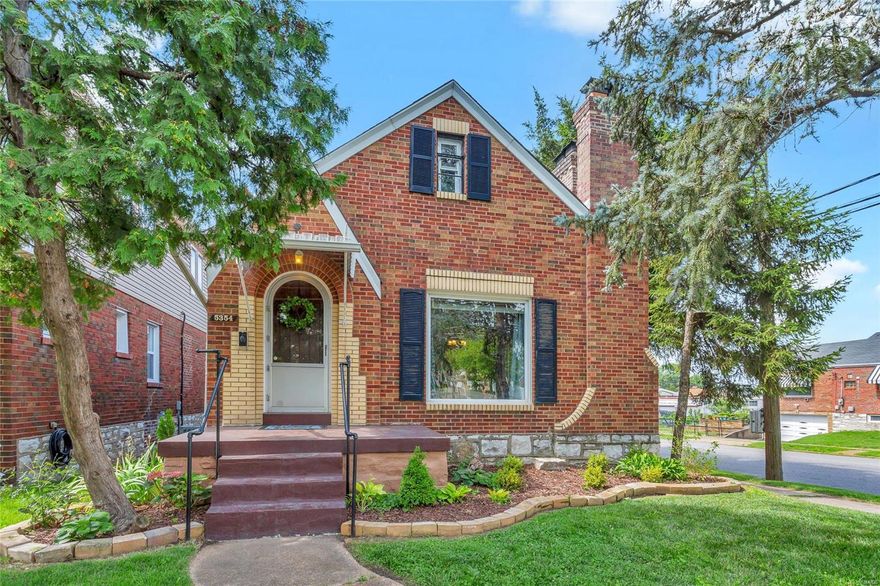 Charming brick home in Northampton Park where you can enjoy all the perks of South City living, just a short distance to favorites like Russell’s on Macklind, shopping at Hampton Village, and so much more! This home features beautiful hardwood floors, new windows (2018), and an updated kitchen with granite countertops, 42 inch cabinets, and stainless steel appliances (refrigerator included and brand new dishwasher!). Natural light pours through the front custom window into the living space and separate dining. Sip your morning coffee on the cozy enclosed porch, which overlooks the fenced in flat yard and one car garage. Two bedrooms and a full bath complete the main floor, with a spacious third bedroom and fourth sleeping area (or office!) in the upper level. The walk out basement features a second full bath, bonus space, and ample storage room. Tastefully landscaped, your weekly lawn maintenance is also COVERED through the end of summer! A one-year Choice Home Warranty included!