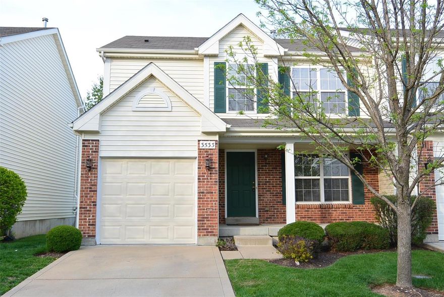 This beautiful end unit townhome is turn key and ready for its new owners!!  A spacious dining room welcomes you with beautiful hardwood floors!  You'll love the spacious great room which offers a gas fireplace, is wired for surround sound and flows into the spacious kitchen with beautiful cherry cabinets, breakfast bar, glass tile backsplash, updated fixtures, newer flooring and stainless steel appliances.  The breakfast room leads out to a spacious, private deck that is perfect for entertaining guests or for enjoying a quiet evening.  An extra wide staircase leads upstairs where you will be amazed at the space in the master bedroom suite that boasts, 2 closets,  a garden tub and separate shower.  This wonderful home also includes 2nd floor laundry, new carpeting, hardwood floors, alarm system and a wonderful quiet community, located on a CUL-De-Sac. This home is truly like a display!  Make your appointment today. Location: End Unit