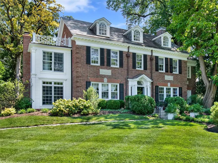 504 Sherwood Drive is an elegant & stately colonial home situated in prominent Sherwood Forest neighborhood.  Rarely does a landmark home with such class & beauty come on the market.  This marquis home has a gracious foyer welcoming you to the first floor including the dining room & living room both having classic architectural details, hard wood floors & bay windows. The open kitchen is perfectly nestled between the breakfast room & family room.  The large family room has a beamed vaulted ceiling, gas fireplace, & French doors leading to the outside.  The second floor boasts a master suite with an adjacent sunroom & nearby large walk-in closet.  There are two more bedrooms, sitting room & bath to round out the second floor.  The third floor has two bedrooms, bath & sitting area. The exterior of the home has a newer slate roof, three-car garage sprawling front & backyards, spacious tiered brick patio, professionally landscaped gardens & circular driveway completes this fantastic home. Additional Rooms: Mud Room, Sun Room