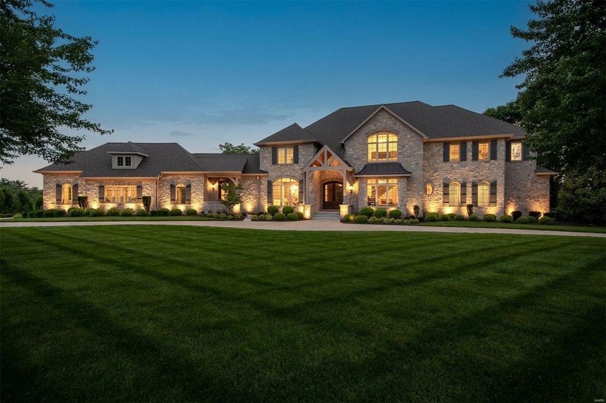This French-country inspired estate is a masterpiece of design and craftsmanship. Every detail was expertly contemplated, from the 3 1/2 miles of multi-piece millwork to the handcrafted, custom cabinetry fabricated by Amish craftsmen. With almost 11,000 sqft of living space, this home is sizable yet functional and comfortable. Designer chef’s kitchen, hearth room with wood beams that walks out to a covered porch w/ fireplace and expansive views, dreamy main floor owner’s suite w/ large dual closets and laundry, exquisite formal dining, mud room, a pajama room, and amazing en suites w/ sitting rooms. The LL offers even more than your dreams can, including an amazing sports bar, large theater, wine room, art studio, in-home gym, and even a dog washing room. The outdoors offers a spacious glass railing deck with expansive views of holes 11, 17, and beyond, and an oversized 4-car garage. There are not enough words to accurately describe the artistry and charm in this timeless residence. Additional Rooms: Mud Room, Wine Cellar