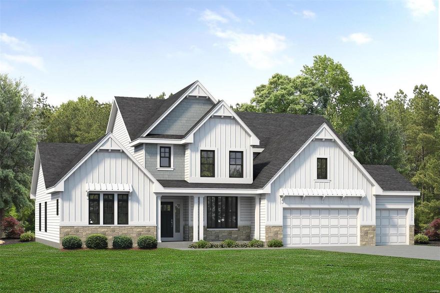 Breaking ground soon! McKelvey's largest story and a half plan with 4,015 square feet. Large first level with open plan between great room, breakfast room, hearth room, kitchen and dining room. 3 over sized bedrooms on the second level situated around a loft and bonus room, make it easy for everyone to have their own space. The second level also has a full hall bath, and a jack and jill bathroom. Many upgraded including, Hardie siding, expanded kitchen layout, expanded laundry room, bonus room with drybar niche  Large kitchen with plenty of counterspace is perfect for family gatherings and holidays.

Walking distance to Westchester Elementary, North Middle and the beautiful Des Peres Park!