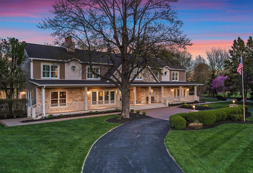 BEST BUY IN TOWN AND COUNTRY! Quintessential Town & Country property embraces you in comfort and indulges you in luxury. Rarely will you find a home with so many features, resort-like outdoor spaces, at such a great price. Upon entering, the massive 9ft wide staircase and natural light captivate. Formal rooms flow elegantly while the French country kitchen/hearth room is the engaging center of daily life. Spacious 1st floor master suite with sitting room and dual walk-in closets. Enjoy your backyard oasis with outdoor fireplace, stone grill, pool, and waterfall/koi pond. Equally impressive lower level features a wet bar, media room, game room, gym and 2 baths with steam shower. Fill your home with 4+ bedrooms and 3 full baths on the 2nd floor. No better place to watch the sun set than the Old South front porch. 4-car garage, 1st floor laundry, butler’s pantry, Viking, Subzero, Dacor appliances. Home has been impeccably maintained - now priced for Buyers' personalization. HURRY! Additional Rooms: Mud Room