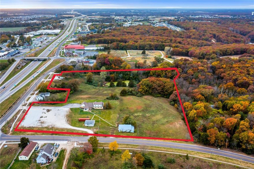 11 ACRES....ADJACENT TO EXIT RAMP....APPROXIMATELY 600 FEET OF HWY 70 FRONTAGE....WRIGHT CITY EXIT!  Property is zoned C-4, Commercial, General and Highway Business. This fantastic corner lot with incredible Hwy 70 visibility offers great commercial or multifamily opportunities.  Property fronts on a Hwy 70 exit ramp in fast growing Wright City just on the outskirts of St. Charles County. This property also has current rental income with a 4 bedroom, 2.5 bathroom residence that could also be used as office space with multiple outbuildings perfect for workshops or storage. Service station, hotel, commercial storage, apartments, you name it, the opportunities are endless. The biggest news yet is the $800,000,000 plus meat packing plant coming to Wright City with over 1300 NEW JOBS! Zoned C-4 Call agent for full details.  Appointment only, please do not disturb tenants. Location: City, Corner Location, High Traffic, Hwy/Interstate Frntg