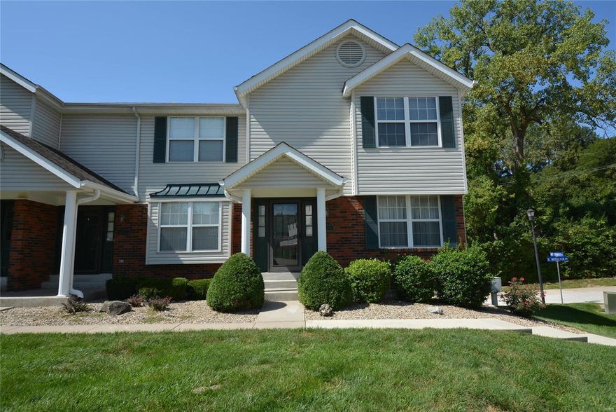 Charming, Clean & Beautiful 2BR 2.5BTH townhome & a large 2 car tuck under garage in highly sought after Sherman Park subdivision. The maintenance free exterior offers great curb appeal w/brick & vinyl front & lush landscaping on a corner lot backing to trees. The spacious living rm offers laminate flooring and leads you to the kitchen w/panty & bkft rm w/slider to the covered deck perfect for relaxing outdoors. Powder rm & laundry complete the main. The upper lvl offers a master suite w/walk in closet & private full bth. Add'l generously sized BR w/walk in closet & full BTH complete the upper lvl. Other features include a newer furnace, AC unit & ALL APPLIANCES ARE INCLUDED. Conveniently located near restaurants, shopping, a movie theater & easy access to major hwys.  A MUST SEE! Location: End Unit, Suburban