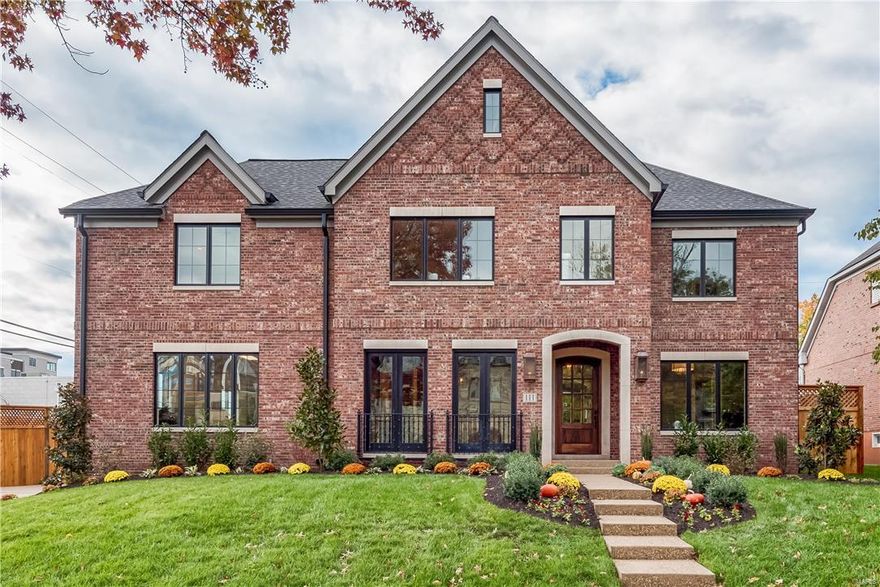 Stately & Elegant! New home by Mark S. Mehlman Homes in Clayton Gardens on one of the largest lots. 3 car rear entry gar at grade.  5BR/5.5BA with 5,000+ sq ft. Custom Mahogany front door leads you to foyer w barrel vaulted ceil flanked by dr with wainscoting & study w custom cabinetry. 10’ ceil & job fin white oak hdwd stained in classic gray on main level, 9' ceil on upr & LL.  Custom fin elevator stops at all floors. Fam rm features a full wall of stacked stone & stunning frplc. Grmet kit w Wolf/subzero appl quartz surfaces, bar sink & bev cooler.  Main floor Laundry & Mud rm. French doors from FR lead to the cozy outdoor rm w fplc, built-in gas grill, refrig & cooktop. Fully enclosed landscaped rear yard w mature trees has an 8’ cedar fence with matching motorized gate for added privacy.  Luxury Master Suite w trey ceiling, wic, Granite & marble, Steam shower & stand alone tub. Other amen f/fin LL, Pella windows & doors, Custom closets, fully irrigated yard, Alarm Additional Rooms: Mud Room