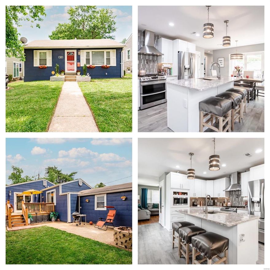 Amazing 3 bedroom 2 bathroom home located in Dogtown with one of a kind home addition. Home addition completed by well known architect and designer Anthony Robinson was competed in 2021. Completely new custom kitchen features quartz countertop, custom cabinets, huge island, pantry, wall mounted pot filler faucet and stainless steel appliances.  Beautiful master suite includes walk-in closet. Large master bath has deep soaker tub with built in fireplace, separate rain shower, marble vanity, skylight and bluetooth speaker/exhaust fan. Other upgrades include main floor laundry, new flooring, zoned HVAC, newer windows throughout, new plumbing, updated electric and direct access to the garage. Finished lower level is perfect for kids play/gaming area or man cave. The fenced in backyard with direct access from the kitchen is your own private oasis with new deck and patio. Literally no expense spared and no detail overlooked throughout the home.