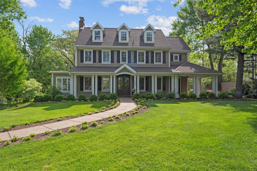 1380 N. Sappington Road is nothing short of incredible, fully renovated and expanded to feel like a true Glendale estate. With over 4,100+ sf. set on a glorious lot of just under 1 full acre, this is a home that is hidden in plain sight. Once you see it though, you’ll wonder how you ever missed it. The traditional center hall quickly gives way to a sophisticated, updated persona, with an open concept on the 1st floor showcasing a chef’s kitchen and custom touches everywhere you turn. High end Wolf appliances, a fabulous center island and impeccable Amish-built cabinetry. Altogether, the master bedroom, its own custom closet and full exceptional private bathroom comprise over 700 sq. ft. of luxury finishes. Not to be outdone, the finished lower level includes a fully equipped laundry room, guest bedroom suite and rec room. And wait until you see this 4-car garage! Built to accommodate a car lift for the enthusiast and has endless possibilities for the 1,100sf. of unfinished space above.