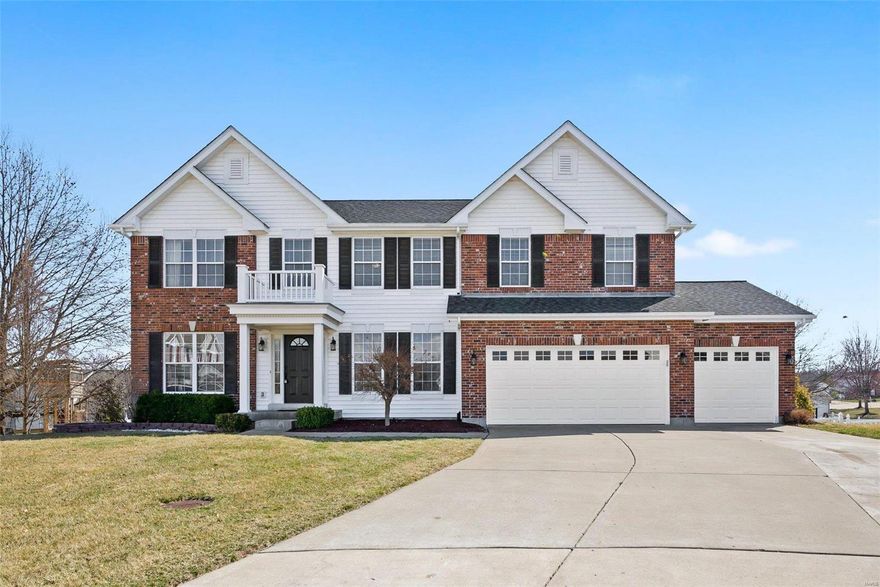 Don't wait to check out this beautiful 2 story home with a 3 garage and non-stop curb appeal.  This freshly painted home has everything you are looking for! Gorgeous wood floors and crown molding in the formal dining room, living room, and family room.  Stunning eat-in kitchen with stainless steel appliances, a butterfly island, desk, white cabinets and walk in pantry. Plus a convenient main floor laundry and a half bath. Upstairs there are 4 bedroom and a loft. The master bath features a dual vanity and a garden tub plus a convenient laundry chute to the MFL. The master bedroom has a walk in closet with built in shelving. The partially finished basement has its own kitchenette, full bath and an electric fireplace, plus additional storage. This home has a zoned HVAC system. Outside you will enjoy the enormous deck perfect for outdoor entertaining. The yard has a vinyl fence and irrigation system.