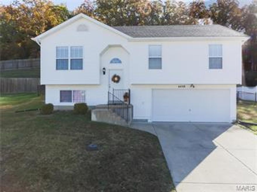 OPEN HOUSE CANCELLED! You’ll find plenty of room for the whole family in this 3 bed/3 bath home situated on a cozy cul-de-sac! The spacious Living room is accentuated by large windows and vaulted ceiling that continues over the Breakfast room and Kitchen. The rear facing kitchen allows for intimate meals or large entertaining style gatherings featuring a breakfast bar, several cabinets & pantry. All appliances are included! The Master bedroom suite can handle large furniture, includes a bay window, walk in closet & master bath to complete your daily routine. 2 additional bedrooms and full bath round out the main floor. Downstairs you will find an additional large FULL bath with an unfinished area for potential added living space! The garage is extra wide & deep with an extra storage area for trash cans & space for your ALL of your toys. Nice sized patio & private yard off the Breakfast room is perfect for outdoor gatherings. Convenient location for the commuter. Home warranty included.