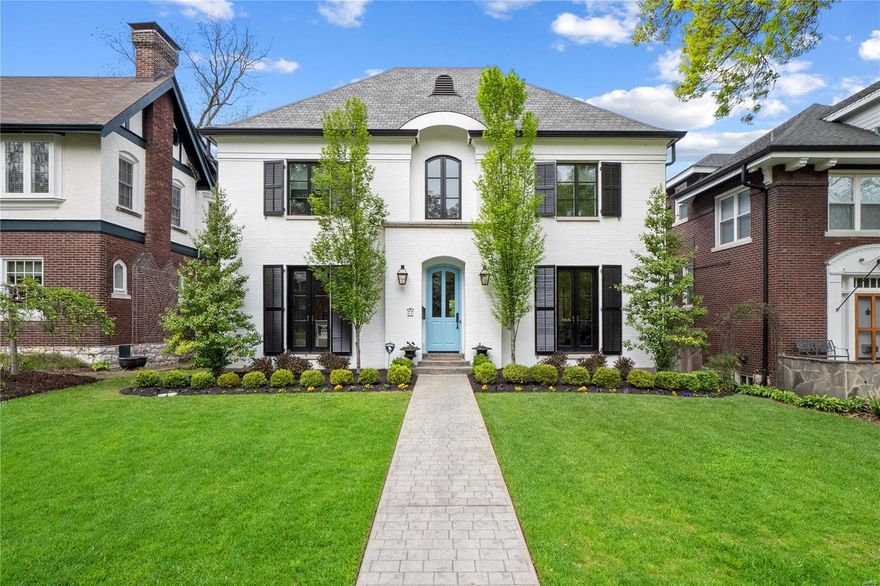 Best of both worlds, newer construction in one of the best neighborhoods in St. Louis. Walk to restaurants and shops on Demun or Wydown. This 4 bedroom, 4.5 bath home has it all.  A cooks kitchen with Subzero, Wolf appliances. Separate breakfast room and mud room off of the kitchen.  Large master suite with a fireplace and French doors to a screened in porch.  Laundry Room on the second floor. Large recreational room with a full bath in the lower level for games or theater. 2.5 Car detached garage.  Great lot with a large patio and a firepit. Take a bike ride in nearby Forest Park or visit some of St. Louis's best cultural attractions. Seller is a licensed real estate broker in the state of missouri. Additional Rooms: Mud Room COOL: 14 SEER+