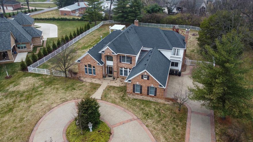 Spectacular 1.5-Story, custom built home, situated on a beautiful 1.17-acre lot in the heart of Town & Country -Top Rated Parkway West High School! 4 Beds, 4 full Baths & 2 half Baths w/ over 6,500 sqft of living space, including the incredible finished Lower Level! 2-Story Great Room w/ custom fireplace flanked by French doors & wet bar with lighted cabinets. Custom Kitchen cabinets, granite, tiled backsplash, top of the line SS appliances, custom pantry & Butler’s pantry, Breakfast Room w/ a large bay of windows & a wonderful Hearth Room. Main Floor Master w/ coffered ceiling, huge walk-in closet, luxury Bath & vaulted Sunroom w/ wood planked ceiling. Main Floor Laundry! Highlights: wood floors, multi-zoned HVAC, alarm & irrigation systems. Finished LL w/ custom bar & music studio! Relax outside & enjoy the resort-like backyard! Huge hot tub & private free form pool & waterfall! Covered outdoor Kitchen - this home is amazing for entertaining family & friends!