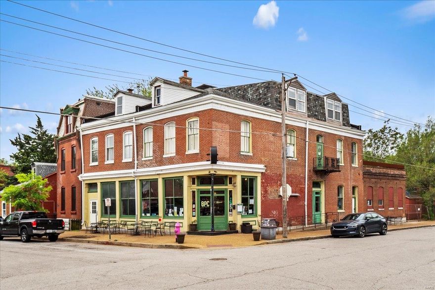 Outstanding opportunity to own one of the prime, high traffic commercial locations in Benton Park!  Currently set up as mixed use; restaurant/bar at street level with a huge 3000+ residential space on the upper two floors.  Current owner operates the main level business and utilizes the residential space as an AirBnb.  MUST have an appointment to show.  Please do not disturb owners or employees during business hours. Location: City, High Traffic