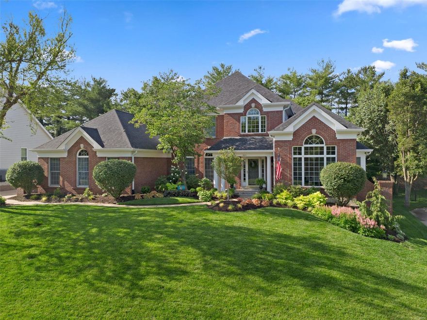 Experience modern luxury in this stunning home nestled on a spacious 1/3-acre lot with a park-like, private setting, hot tub, newer paver patio, 3 car garage, and ample room to play. The main level features a beautiful primary suite with an updated 5-piece bath, large walk-in closet and coffered ceilings. Relax by the fireplace in the sunken light & bright living room, or read a book selected from the built-in bookshelves in the office/library. Formal dining room is spacious enough for family gatherings, the kitchen boasts double ovens, a large pantry, desk area, center island, wet bar for entertaining, and access to the backyard. Upstairs, find 1 ensuite bedroom and the other 2 are connected by a jack-&-jill bath. All bedrooms have walk-in closets. The finished basement offers versatile space for games and guests, complemented by ample storage, a full bath, wet bar with beverage/wine cooler & a gas fireplace. See supplements for a list of all home updates. Showings start Saturday.