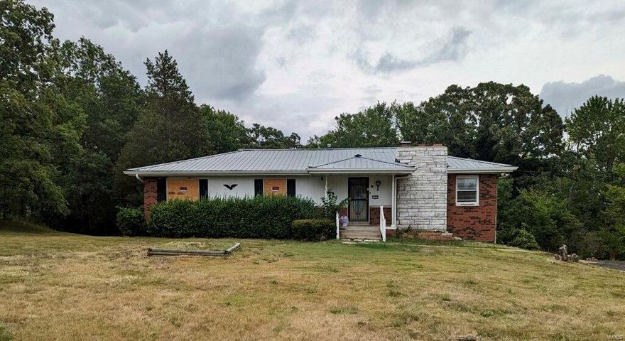 Being sold as is where is, limited sellers disclosures available.  3 bed 2 bath all brick ranch, no utilities are on, 2.04 acres.