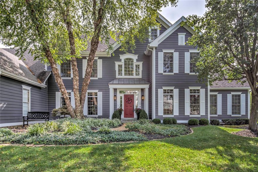 LUXURY 1.5-story plan with FINISHED LOWER LEVEL, situated on 1/2 ACRE overlooking peaceful water feature. FRESH PAINT, gleaming HARDWOOD, high ceilings & well-appointed details for today’s lifestyle. Impressive great room with towering windows, crown molding, gas fireplace, WET BAR ALCOVE for entertaining. STUNNING kitchen with 42” SOFT-CLOSE cabinets, ISLAND BAR with microwave & 5-burner gas cooktop, Quartz counters, farmhouse sink, tile backsplash, WALK-IN PANTRY. Adjacent hearth room with stone fireplace. Formal dining with elegant wainscoting, hallway butler pantry. MAIN FLOOR OFFICE with access to master. VAULTED MASTER SUITE with SLIPPER TUB, separate vanities, Quartz, FRAMELESS SHOWER surround, dual WALK-IN CLOSETS. Upstairs loft, 3 more bedrooms & 2 baths. Downstairs AMAZING custom bar with Quartz, beverage cooler, wired media room, built-ins & more. Huge LEVEL YARD with deck, SHADY PERGOLA, stamped patio, built-in FIRE PIT, landscaping & water view. See special features list! Additional Rooms: Mud Room