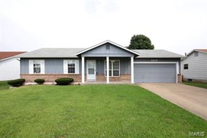 Very nice ranch in a great location!  Easy access to Hwy 94, Page Extension and Hwy 70.  Step inside the nice sized living room.  Open kitchen and breakfast room with easy care vinyl flooring, pantry and plenty of cabinets.  French doors lead out to the deck with stairs to your level fenced yard.  Master bedroom with private full bath.  Two nice sized bedrooms plus another full bath.  The basement is super clean and has been freshly painted.  The hot water heater, furnace and A/C are newer.  Come take a look today!