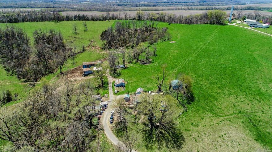 New Listing ! 100 acres with over 1/3 mile of bluff  views over the Missouri Rive Bottom and surrounding area located at the edge of Marthasville about 8 miles from Washington. One of a kind property you don't want to miss .The opportunities for this property are limitless!