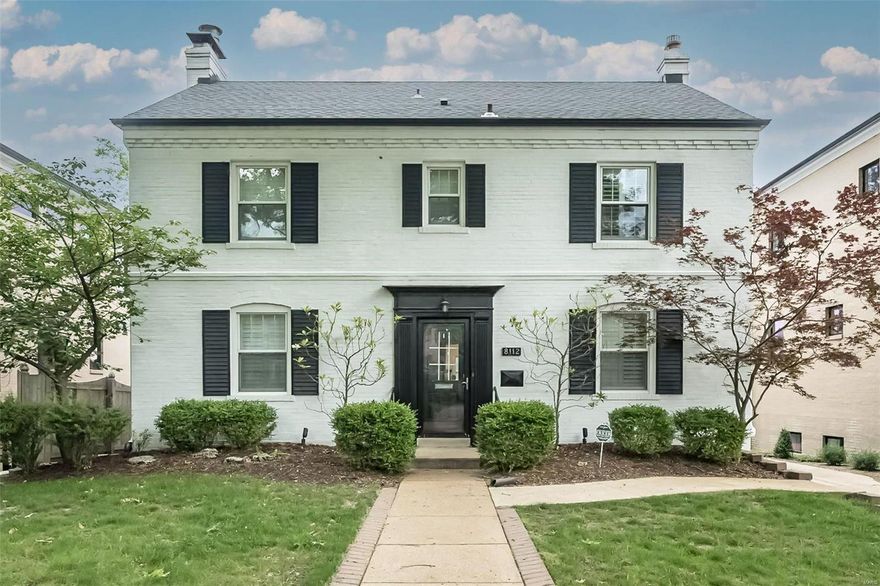 Renovated home in a beautiful tree-lined neighborhood within walking distance of Downtown Clayton. Gourmet Kitchen has large center island with seating, premium appliances, custom cabinets, stunning counters, pasta filler, wine fridge & banquette table. Kitchen adjoins expansive dining area (current staging) & can be rearranged for your preference. Living room is sunlit large versatile space with attractive fireplace & hardwood floors flowing throughout (as staged) could also be a shared Dining/Living Room. Impressive office located at front of home with French doors for privacy. 1st floor laundry & half bath. Access to large deck directly from dining area. Master Bedroom has 2 walk-in closets & spa inspired bath. 3 additional bedrooms are on the 2nd floor and share an updated bath. Lower level has brand new floating floors in family room making this the perfect retreat for guests & entertaining. Two car detached garage is next to the fenced level yard that flows to the oversized deck.