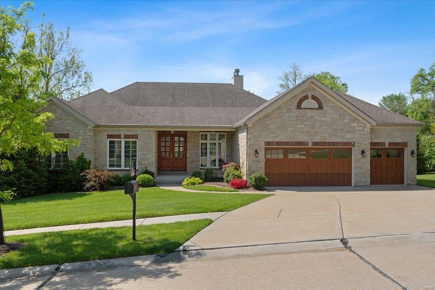 BACK ON THE MARKET NO FAULT OF SELLER.....BUYER CHANGED THEIR MIND AND WANTS A POOL. Impeccably maintained newer ranch home featuring stunning finishes throughout, including elegant plantation shutters and rich hardwood floors. The spacious open floor plan is perfect for everyday living and entertaining.  The primary bedroom has a large ensuite bath and amazing walk-in closet. Enjoy your morning coffee or evening wind down on your Maintainance free deck or your lower level patio.  The beautifully finished lower level has 2 large bedrooms for family or guests, 2 full baths and a large living area with wood burning fireplace. One floor living with a blend of modern comfort and timeless charm.  Kirkwood schools, near highways, dining and retail with resident rates to the Des Peres Lodge. Welcome Home!!