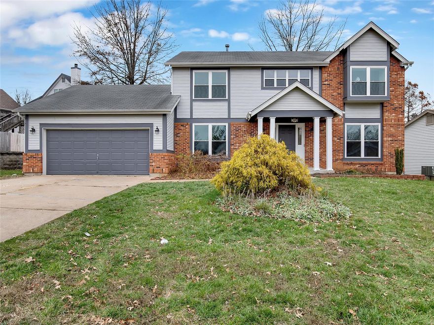 Welcome home to the sought after San Simeon Estates. Spacious enough for a growing or already established family. 4 bedrooms and 2 full baths upstairs. Main floor has an open dining room and kitchen combination with center island. Kitchen boasts stainless steel appliances, granite counter tops and large pantry  Adjoining living room and family room with a wood burning fireplace perfect for holidays and special occasions. Oversize garage perfect for extra storage Walk out onto the wood deck off the family room to enjoy a gorgeous day barbecuing with family and friends. Close to highways, shopping and St. Claire Hospital.