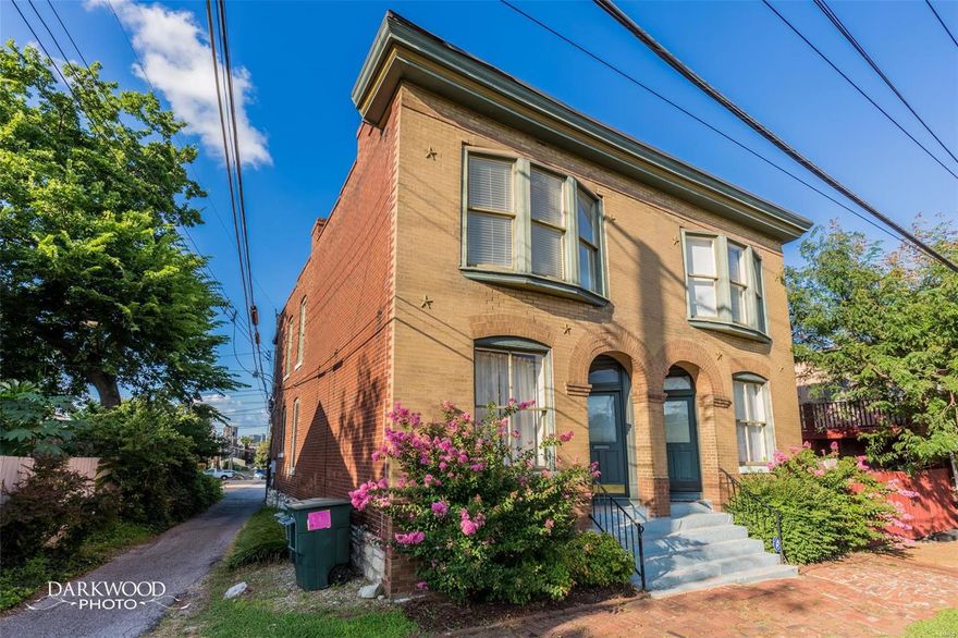 This spacious Soulard Townhouse has 2 bedrooms 1 1 /2 baths and has been totally rehabbed. This Historic beauty boasts a large kitchen with ceramic tile flooring, rich wood cabinetry, dishwasher, gas oven/range and disposal. The yard has been fenced and offers plenty of shade. The decorative fireplace in the Living Room is the focal point in this historic renovation with includes original pine floors in the living room and dining room. Enjoy morning coffee on the cozy deck off the Master Bedroom. The large full Bath has separate shower and jet tub. The laundry room is conveniently located on the second floor. Just minutes to Downtown. MUST give 48 hour notice to show. Location: City, End Unit