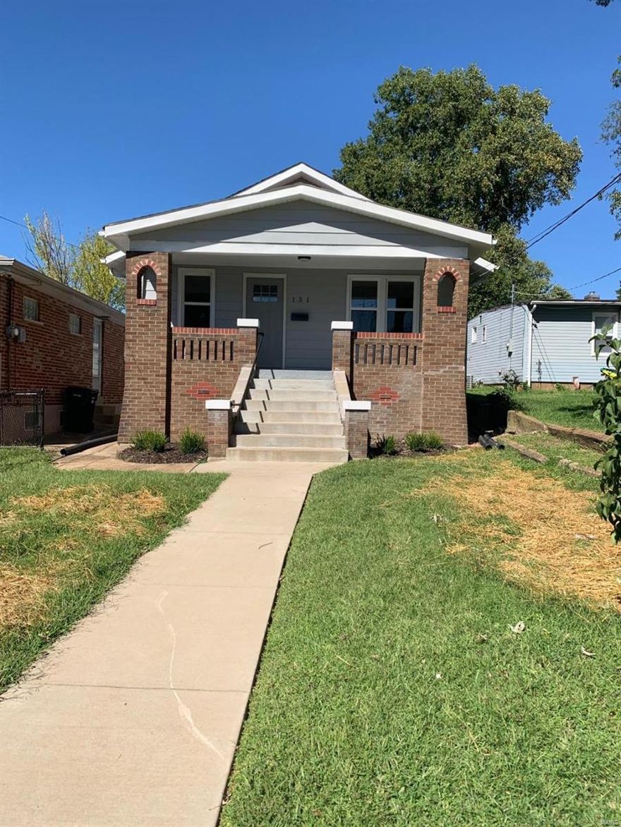 Nicely renovated 3 bedroom home in Lemay!This home has been completely redone, new Kitchen, new bath, new floors, new doors, new thermal windows, major wiring and plumbing updates. Living room/dining room combo. Freshly painted throughout. 
Great convenient paved off-street parking for 2-3 cars in the rear of the house! All new light fixtures. All of this on one level. 
This home will sell fast!!  Close to bus line, the city or South County.  Very easy to show!