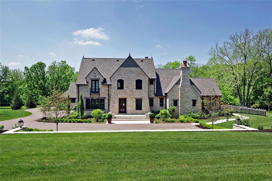 Custom estate property on 3.2 manicured acres offers exceptional grounds, plus surrounding acreage creates a private, park-like setting! Sophisticated interior and the ultimate in outdoor living. The 6,754 sq. ft. home has 3 sets of French doors in the living rm, hearth rm & master suite opening to the heated salt water pool, hot tub, waterfalls & covered outdoor rm. Stunning kitchen/breakfast rm with SubZero/Wolf appliances, Grothouse walnut island, butler’s & walk-in pantry. Hearth rm with 12’ tongue & groove plank ceiling, limestone fireplace & walnut wet bar with pass-thru window to the outdoor rm. Amazing master suite has 12’ ceiling, paneled walls, wet bar, his & her closets & marble bath with Waterworks freestanding tub, steam shower & heated floor. Upper level activity area & 3 bedroom suites with marble baths. Paneled LL office. Plato Woodwork cabinets, custom designer lighting, wide plank oak floors, Kolbe windows/doors, Crestron lighting/audio/video, heated 4-car garage. Additional Rooms: Mud Room