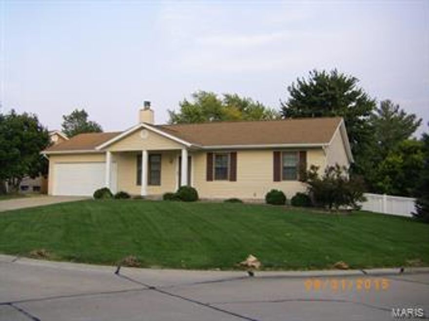 This is a welcoming 3 bedroom, 2 bath vinyl sided ranch with enclosed soffits and fascia in desirable Park Ridge Subdivision.  Master bedroom has new carpet and the whole house has been freshly painted inside.  The eat-in kitchen is huge and light and bright.  The gas fireplace has just been updated with new gas logs.  Some of the updates have been: heating & cooling (6 years), roof (10 years), laminate and vinyl siding.  The lower level is partially finished with a large 13 x 28 recreation room with 2 additional rooms for an office or den.  The entire backyard has been fenced with beautiful white vinyl fence!  The shed also stays!  All this and close to the Page Ext!