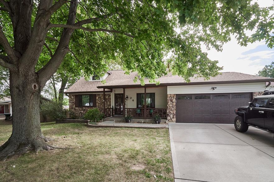 Welcome home to 26 W Douglas -Nestled between Mexico Rd and Salt Lick Rd., a very well maintained home w/ Over 2000+ SQ FT TOTAL LIVING SPACE, 4 Bedroom, 3 full baths, partially finished lower level and an extra room for a sleeping area. Host loads of parties on your 22x19 Cedar Deck that leads to your 24 ft above ground SWIMMING POOL.  Updates include: VINYL SIDING 2017. STEEL INSULATED garage door, Black CHAINLINK FENCE, 6" GUTTERS, DOWNSPOUTS, ARCHITECTURAL ROOF all in 2016. EXTRA WIDE driveway & walkway 2015. HVAC 2012 w/ humidifier & extra large blower motor, NEW CARPET on stairs & upper level 2018. New kitchen floor 2019. Home also boast a Wood burning FIREPLACE flanked by built in BOOKSHELVES, 6 panel white doors, FRESH PAINT, vinyl windows & an ATTIC FAN. Minutes to parks, schools, shopping, dining & 3 min to HWY 70.