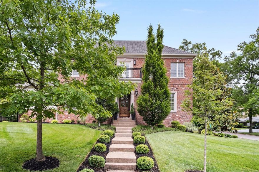 The curb appeal will get you up to the beautiful arched front door but the impeccable details behind it will make you want to make this Clayton Garden home yours. Some of the many highlights include beautiful hardwood floors, special millwork & tray ceilings in several rooms including the powder room. With its blend of custom cabinetry, marble & granite counters, center island w/prep sink & breakfast bar seating, 48” Wolf Dual Fuel range, & Subzero refrigerator, the kitchen is a home cook’s delight. The adjoining breakfast room w/built-in cabinets & serving area opens to a private terrace. The main floor primary bedroom suite boasts an ornate tray ceiling & luxurious spa-like bathroom w/soaking tub & jets, a separate oversized shower & large walk-in closet. Laundry areas on both main & second floors. Elevator shaft all 3 floors, 3 upstairs bedrooms are ensuite. The LL features a large rec room, bar area w/custom cabinetry & beverage fridge, full bath, plus plenty of room for storage.