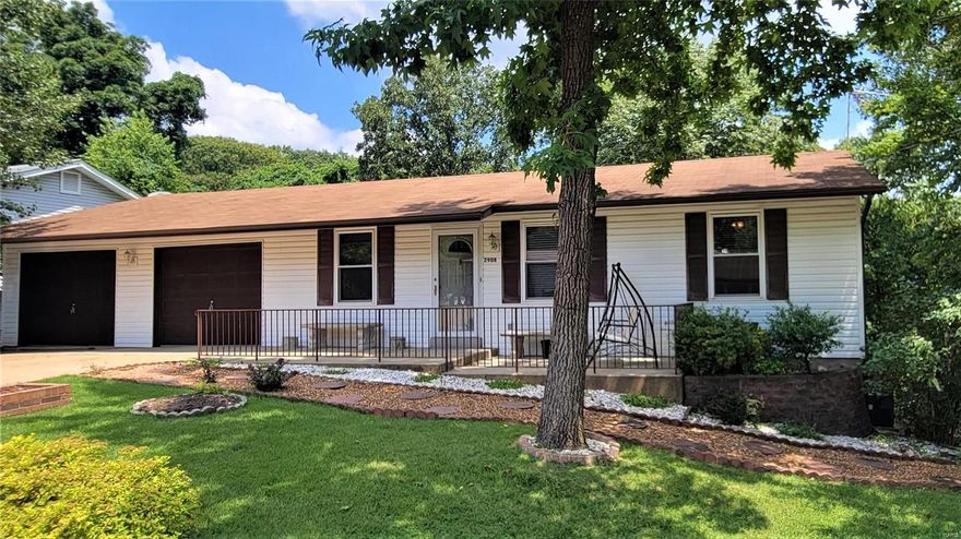 Stylish Ranch, Located on a Quiet Dead-End Road! The Main Level, Open Floor Concept, w/Vaulted Skylit Ceiling is only the beginning! The Kitchen/Breakfast Room Features a Big Breakfast Bar, Fridge that Stays, MF Laundry & Updated Sliding Doors Show off the Upper Half of the Super-Duper, Double-Decker Sunrooms! Consider Yourself Lucky to have one of these Funrooms, this Home Has Two! Out Back beyond the Lush, Green Lawn, Check the Views of a Densely Wooded Forest! Wildlife & Beauty Abounds! The Walkout Lower-Level Features a Large Family Room, Guest Room, Full Bath, Big Storage Room & of course a 2nd Sunroom. No Worries about space for entertaining; there’s Room to Spare! Searching for an Oversize Garage? At 624 sq. ft., it’s larger than many 3-Car Garages! Storage Space for all your Toys & Tools & It’s nicely Finished, Insulated & has a Service Entry! Updates Include New Septic (12/20), Thermal Windows & A/C (2019). Additional Rooms: Sun Room