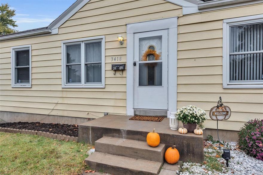 Hurry quick to see this adorable 2 bedroom 1 bathroom ranch featuring an office and bonus sleeping room in basement. Separate dining room and spacious kitchen. The master bedroom is spacious and tranquil with its very own private gas fireplace. The large backyard is level and fenced with a fire pit for entertaining. This home is close to entertainment, shopping, and walking distance to community park and aquatic center.