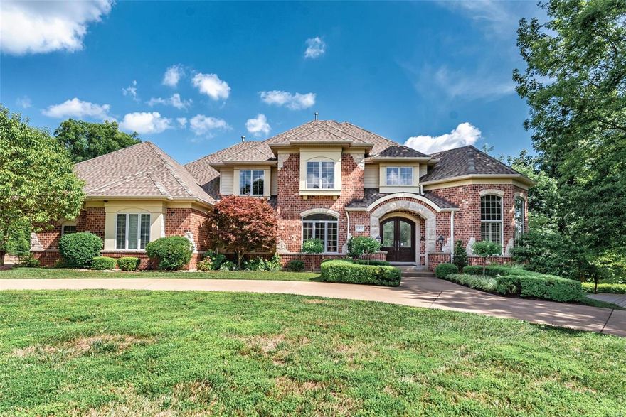 Custom Langeneckert 1.5 story, brick & limestone home on 1.29 acres w/ separate guest house overlooking a Dominci Tricamo designed pool/built in spa and a private wine cellar w/ mahogany doors & double barreled arched ceiling that holds 2,500 bottles  behind glass doors w/ natural cork floors! One of a kind property, Newer roof, 2 new HVAC units all w/i the last 2 years. Sellers have spared no expense updating the home w/ beautiful hickory floors, all interior walls & trim have been completely refinished, beautiful plantation shutters added t/o along w/ a complete kitchen makeover. Kitchen cabinets were refaced & newer top of the line appliances added w/ beautiful granite counters. You'll love the octagon office, detailed mill work t/o, high ceilings & expansive windows. Fin. walk-out LL w/ 2nd kitchen, family rm, guest rm, exercise rm & wine rm. Gorgeous grounds w/ terraced gardens, tiered waterfall, wooden footbridge & a beautiful path to private gazebo. Circle drive/3 car garage Additional Rooms: Wine Cellar