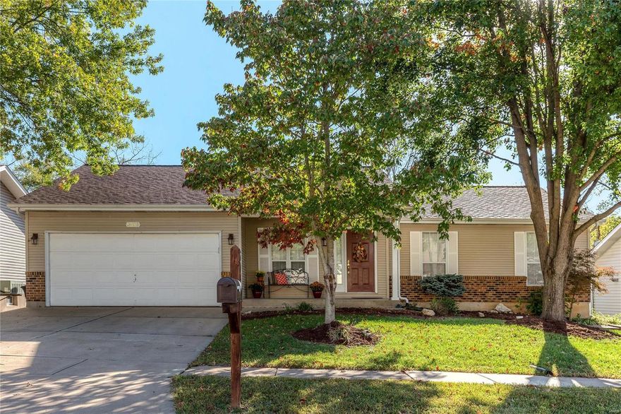 Impeccably maintained atrium ranch with serene in-ground pool & front covered porch! Open floor plan with vaulted ceilings and skylights throughout the home. 4 bedrooms/ 3 full bathrooms with a main floor laundry room and 2-car garage. The master bath is your own retreat, completely updated! The French door leads out to an amazing deck with a privacy fence, backing to woods and a great gathering place to enjoy the pool! Mostly hardwood floors, crown molding, new ceiling fans and new blinds throughout! Plus extra hangout space- a finished lower level, including a full bath and bedroom as well as entertaining with a complete bar. All new HVAC systems, newer roof and windows as well as a new Nest system complete this special home. Open House Sunday, March 11 1-3PM.