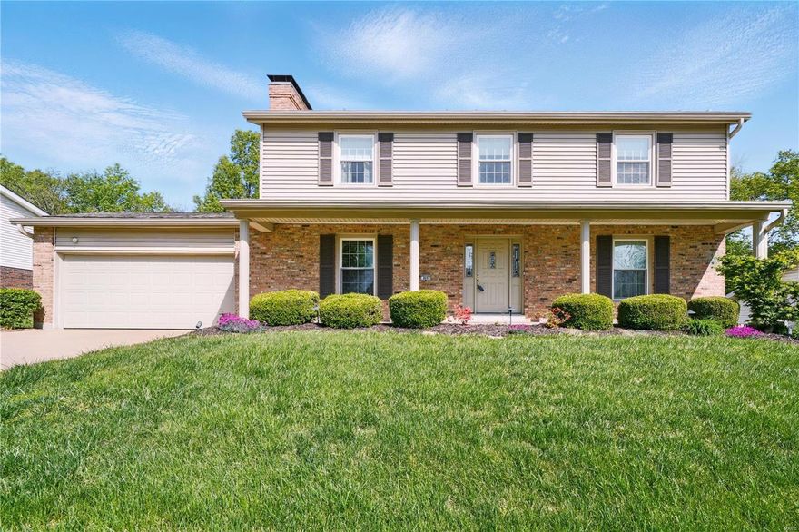 This well-constructed four-bedroom, two-and-a-half-bathroom home offers approximately 3,360 square feet of living space on a lot of approximately 0.24 acres. The primary bedroom features ample square footage,  an en-suite bathroom and sitting room.  The three additional bedrooms are generously sized and provide versatile space for a variety of uses. The two-and-a-half bathrooms are thoughtfully appointed, with high-quality fixtures and finishes. The finished lower level provides additional square footage that can be utilized in numerous ways, such as a home office, recreational area, or flexible living space. The home has been well-maintained, ensuring a move-in ready condition for the next owner.  New electric panel April 2025, younger vinyl windows, furnace & A/C June 2022, Rainbird sprinkler system front & back yard, & landscape lighting.  Close to neighborhood club house and lake.  Parkway West schools.  Near highways, shopping, and hospitals.  Put this one on your "must see" list!