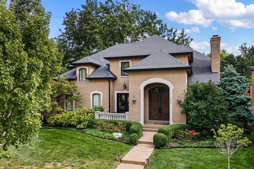 Executive residence w/state-of-the-art appointments throughout. Beyond the grand limestone entrance you will find 5800 sf of living space among 3 floors. Details and finishes like luxurious woods, artisan millwork, marble & granite make this one a one-of-a-kind, must see home for the discriminating buyer. Just some of the many highlights include coffered ceilings, museum-style lighting, rich hardwood flooring, & oversize doorways w/ solid wood 2-panel doors. Gourmet Kitchen w/upscale appliances & furniture quality cabinetry. Great Room has a wall of built-ins designed to hide the TV & sound system; another wall of doors can all be opened up to the patio, bringing the outdoors in. Main floor Primary Suite  includes a private Bath w/dual vanities, extra large steam shower, jetted soaking tub, & very spacious walk-in closet w/built-in organization. 4 large BR & 2 full Baths upstairs. State-of-the-art theater in LL w/ stadium seating & 11 foot screen. Additional Rooms: Mud Room