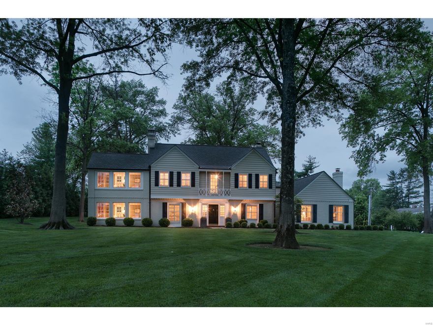Spectacular Ladue estate that has been renovated to perfection. Charm & elegance at every turn sitting on a tree lined acre on sought after lane.Curb appeal is amazing but wait to you get inside...Light filled & fabulous wood work throughout; Exquisite details & great flow makes for perfect entertaining & everyday family living. The new gourmet kitchen features Marc Christian custom cabinets, gorgeous granite, high end appliances (sub-zero, Wolf, Bosch) & opens to the hearth room addition w/box beam ceilings...truly a wow room! New main floor office; New sun-room w/wet bar; French doors throughout lead to the aggregate patio w/built in seating,fire pit, & multiple seating areas overlook the spacious manicured grounds & backyard oasis! The luxurious master suite has new walk-in dream closet/dressing room addition; 3+additional bedrooms & 2 more baths complete the upstairs. 3-car garage, mud room, main fl laundry, fin. lower level bonus rm. Shows like a dream, make your appointments now! Additional Rooms: Mud Room, Sun Room