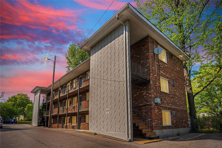 This 12 unit apartment building in Maplewood is the investment opportunity you've been looking for! The value-add concept was already proven with unit #9 that was renovated then instantly rented for $930/m. The building currently brings in $8,435/m and if all of the units were kept as-is and brought to market rent ($785/m) then the building would bring in at least $9,565. If you fully renovate the remaining 11 units, you should bring in at least $11,160/m or $133,920 annually. Fully renovating all of the units would be a breeze as all of the 1b1b units are the same floorplan so you can just rinse & repeat. There are at least 10 parking spaces which your tenants will love (also possible additional income in the future if you charge). The 2022 expenses were $25,987. The all brick exterior & slab foundation will keep major repair expenses low. Maplewood is extremely popular among Washington University students and professionals that want to live in the county but be close to the city.