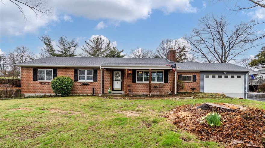 Showings begin Friday March 26. Welcome to 1305 Bopp Rd! This recently updated 3BR, 2BA ranch is perfectly located in Des Peres. The main level offers natural light, complemented by fresh paint and brand new vinyl flooring in the living and dining room. The kitchen has brand new countertops and backsplash, as well as all new hardware and newer stainless steel appliances. All of the bedrooms have new carpet and spacious closets. Downstairs, you will find additional living space perfect for entertaining, ample storage space, and a laundry room with washer/dryer hookups. Last, but not least, the backyard provides additional living and entertaining space with a covered patio and plenty of green space in the yard. This home is tucked away in the neighborhood, but still offers easy access to shopping, dining, and parks, as well as I-270, I-44, and I-64. *Please exclude refrigerator*