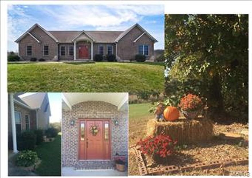 BEAUTIFUL SETTING, PRIVACY, AND 12+ ACRES ARE YOURS TO ENJOY WITH THIS HOME! 
With over 2300 square feet of living space many features include; Great Room with vaulted ceiling and fireplace, large master bedroom and bath, two additional bedrooms, main floor den/office and more.
Roomy Country Kitchen with custom built cabinets and pantry, island with breakfast bar, Corian counter tops, and newer appliances.
Breakfast room leads to your outside deck perfect for entertaining and morning coffee. 
Opportunity to finish the lower level walk out basement with 9' pour and rough in for bath.
Oversized rear entry 2 car garage, new architectural roof and maintenance free exterior add to the many features.
Perfect for horses, mini farm or anything!