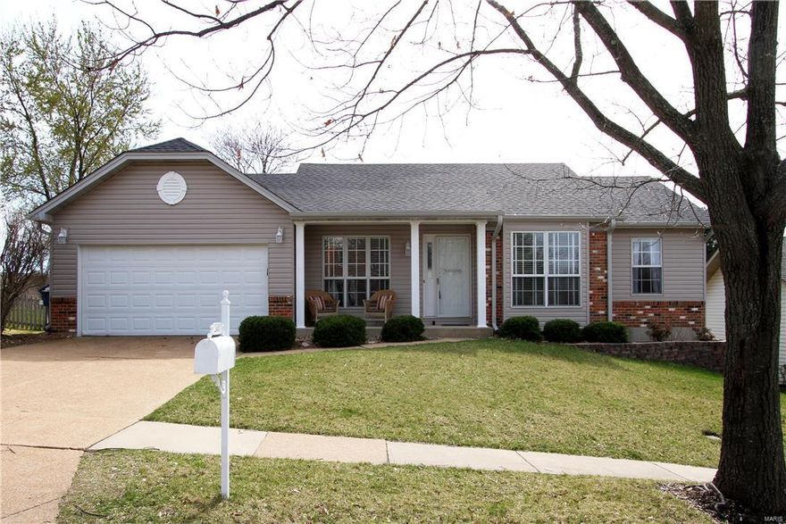 This great ranch with open floor has all the updates today's buyers are looking for.   Updated kitchen has soft close, cherry cabinets, granite counters, stainless steel appliances and tile flooring.  Lots of natural light throughout, skylights and wood burning fireplace in the family room which opens to patio and nice size level, fenced yard.  You will notice the hardware on the doors and light fixtures have all been updated as well as the master and hall bath both with adult height vanities and tile flooring.  The finished lower level is great for entertaining with wet bar, full bath, sleeping area and still room for storage.  Roof, soffits, facia, gutters, siding, vinyl fencing, hvac were all updated within the past five years so this one is the shiny penny you are looking for.   Located in Wildwood, a great location with walking trails, shopping, movies, restaurants, festivals, farmers market and much sought after Green Pines school, all within walking distance. See it soon!