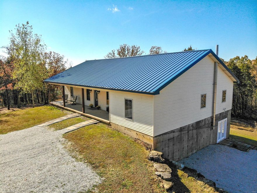 OPEN HOUSE SUNDAY 10/25 from 1-3pm. Welcome to private country paradise in the Washington School District! This clean, well maintained home sits on 6 beautiful acres. With a large main floor master bedroom suite, open floor plan, main floor laundry, and gorgeous views out the windows-this 4 bed, 2 bath home could suite just about anyone! Plenty of room to grow in the basement with roughed-in/framed bathroom for a 3rd bathroom, 2 walkouts-one with double doors and a 10 ft. concrete pour. Great parking space out front and around back with newly poured gravel-bring the toys! Extremely well built with metal floor joists, steel trusses, metal roof and aluminum siding. EXCELLENT location-private, yet close to Washington, elementary schools, and HWY 44.