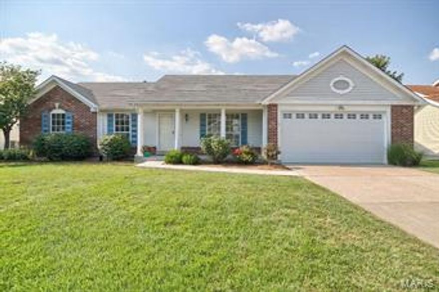 Finally your search is over. With new carpet, new pad, and new interior paint she even smells like a brand new home. It starts from the entry foyer and goes from there. Interior tastefully designed.  Separate dining room,   Kitchens added value has vaulted ceiling with oh so much natural light, Plant shelf, abundant cabinetry for all your kitchen needs and that much sought after Center Island. Walk-in pantry. The Master Suite designed with  full luxury bath.  Gas fireplace, Hardwood entry foyer, Main floor laundry, Construction features include vinyl siding, soffit & fascia, Walk-out lower level, 30x11 deck overlooking picturesque backyard, In-ground sprinkler system.  Oversized garage is insulated and heated and cooled if desired. For additional peace of mind seller is offering an HSA Home Protection Plan