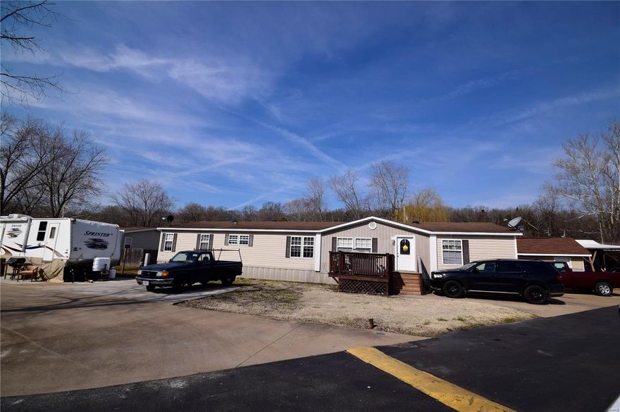 110 unit mobile home park with 51 park owned units of which 44 were rentable/rented. Some pads are used for RV's. Two large utility buildings plus a large well house.  Please call listing agent before attempting to use this for comparable sale analysis. Sold in conjunction with 1500 David Manor (Reflections Arena). Location: Other