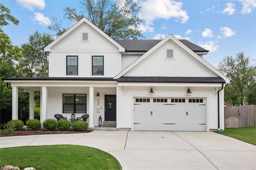 Welcome to this exquisite 2-story home built in 2020, boasting the perfect blend of modern luxury & elegance from the moment you step inside. As you enter, you are greeted by a dining rm. The spacious great rm features built-in bookcases & a gas fireplace creating an inviting ambiance. With both style & functionality, the kitchen offers a center island, granite countertops, white cabinets, a gas range & ss appliances. A lg mud room completes the ML. Upstairs you will find the primary suite w/ a coffered ceiling, lg WIC & full bath w/ double sinks, walk-in shower & a tub. 3 addtl bedrms, 2 full baths & for added convenience, a loft area & laundry rm complete the UL. The LL offers a rec rm, bedrm & a full bath, making it a versatile & functional area. A 2-car garage & a circle driveway provide ample parking space. The patio & a large covered front porch invites you to sit back & enjoy the outdoors. Don't miss the opportunity to experience all the comfort & beauty this home has to offer. Additional Rooms: Mud Room