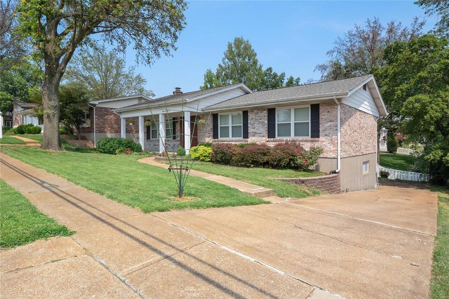 Remarkable well kept 3 bedroom 2 bathroom home in Mehlville. Lots of potential here in this ranch with an attached 2 car garage around back. 42” cabinets, gas range, fridge included in the sale, spacious separate dining room, wood burning fireplace, large patio, vinyl fencing and new roof this past April. This is an As Is sale. The seller will not be doing any repairs. Additional Rooms: Sun Room