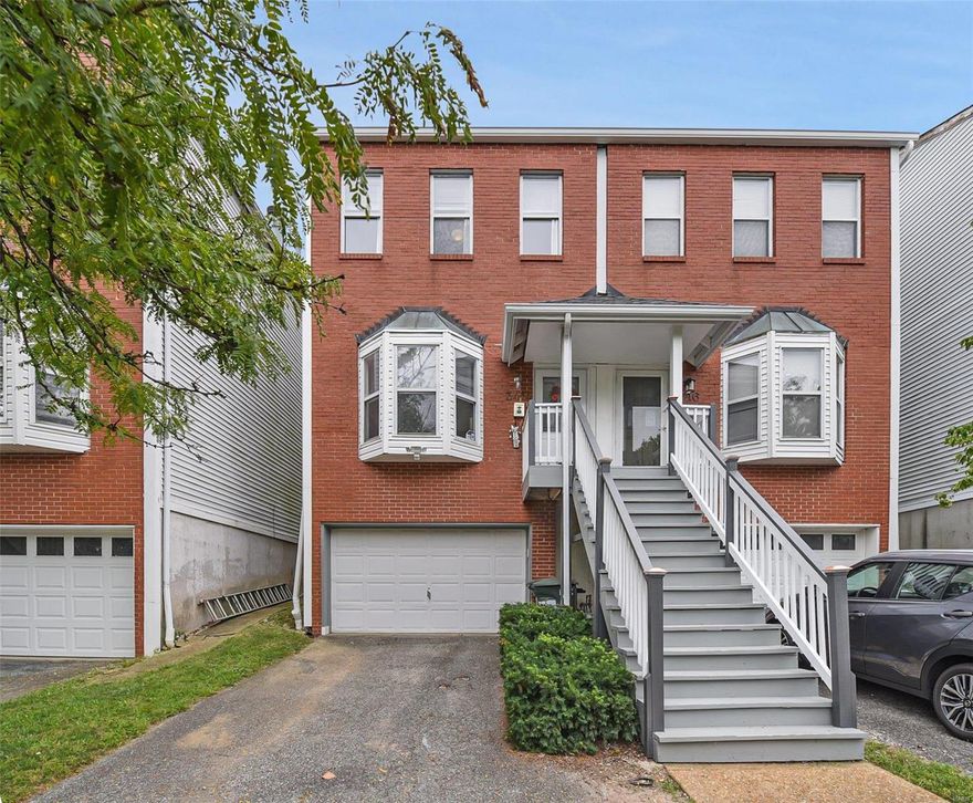 Fantastic opportunity for an owner occupied unit or investment property in the Gate district across from the SLU Med School Campus. This home has been beautifully updated & is ready for its new owners. The living room soaked in sunlight from the bay window, hardwood floors stretching from the front to the back, & 2 sided wood burning fireplace. The kitchen features 42” shaker style cabinetry, glass backsplash, granite countertops, &  SS appliances. The beautiful hardwood floors continue upstairs through both bedrooms, the primary bedroom having a walk in closet, & the second bedroom featuring dual closets. The beautifully updated bathroom has a dual sink vanity, beautiful subway tiles, and lots of light from the skylight. Enter the finished lower level by the spiral staircase. The lower level has full bathroom & makes for a great office space, hangout room or if needed an additional sleeping area. Enjoy grilling on your deck in the back overlooking your level, and fenced backyard. Additional Rooms: Mud Room